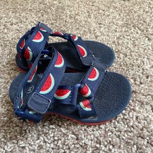 Watermelon Velcro sandal for toddlers size 5/6